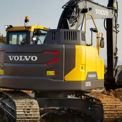 تصویر اجاره بیل مکانیکی زنجیری volvo ولوو 210 235 با چکش هیدرولیکی ( پیکور )