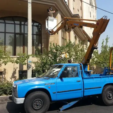 تصویر اجاره نیسان بالابر لجور اداره برقی